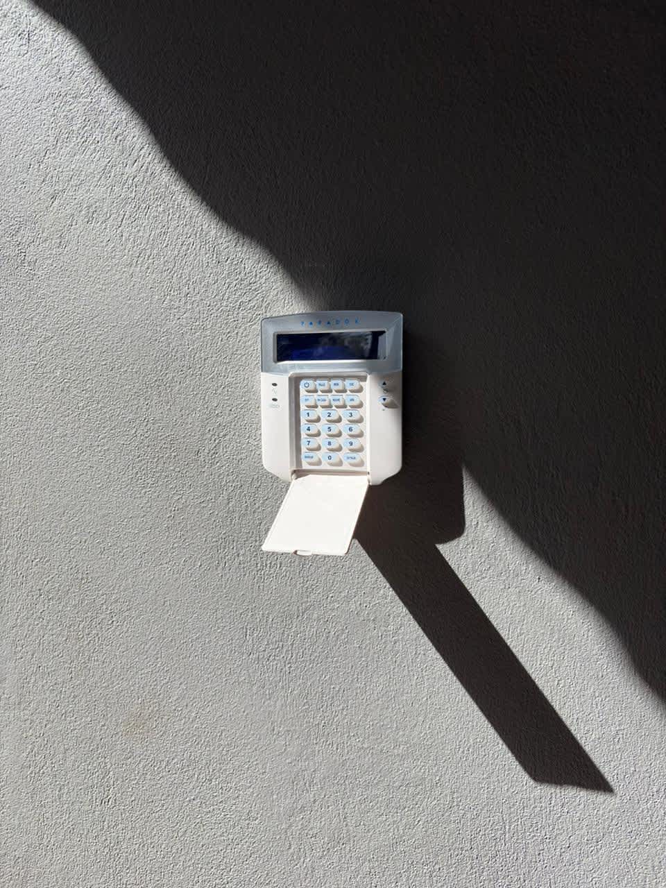 Installed security keypad